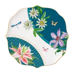 Easy Life Assiete à gateaux VOYAGE TROPICAL> Nature|Services De Table En Porcelaine