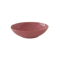 Easy Life Assiette creusede Ø 19 cm BURGUNDY> Moderne|Services De Table En Porcelaine