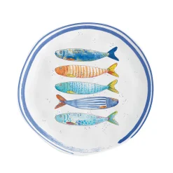 Easy Life Assiettedessert Ø 21 cm En Porcelaine BORD DE MER> Maritime|Services De Table En Porcelaine