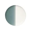 Easy Life Assiettedessert DOUBLE GREEN> Services De Table En Porcelaine​|Double
