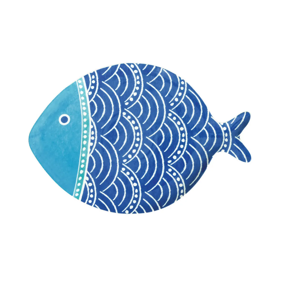 Easy Life Assiette en porcelaine de 30x7cm SEA FRIENDS – versColor 1> Services De Table En Porcelaine|Sea Friends
