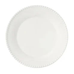 Easy Life Assiette plate Ø 26 cm Tiffany WHITE> Moderne|Services De Table En Porcelaine
