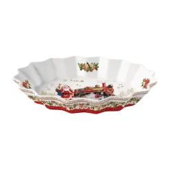 Easy Life Assiiete ovale CHRISTMAS MEMORIES> Noël|Services De Table En Porcelaine