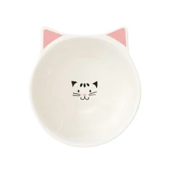 Easy Life Bol avec pieds antidérapants CATS FAMILY> Gamelle Pour Animaux En Porcelaine|Pet Lovers