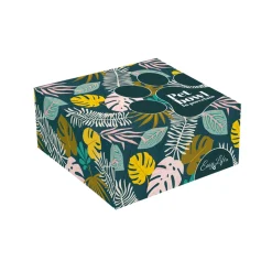 Easy Life Bol avec pieds antidérapants TROPICAL BLUE> Gamelle Pour Animaux En Porcelaine|Pet Lovers