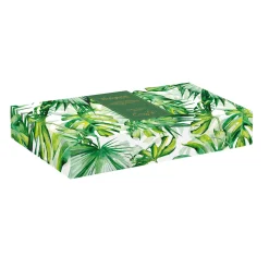 Easy Life Bol feuille en porcelaine 30×13 cm LEAVES WHITE> Moderne|Services De Table En Porcelaine​