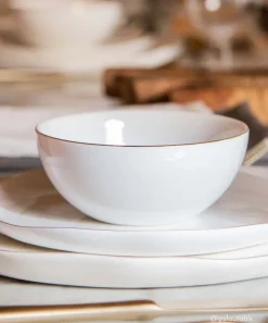 Easy Life Coffret de 6 bols en porcelaine Ø 12 cm A WHITE> Moderne|Services De Table En Porcelaine​
