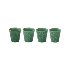 Easy Life Coffret de 4 Gobelets TROPICANA> Nature|Petit Dejeuner