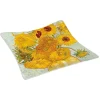 Easy Life Coupelle en verre de qualité supérieure 13×13 cm Vase With Twelve SunFLOWERS> Masterpiece|Services De Table En Porcelaine​