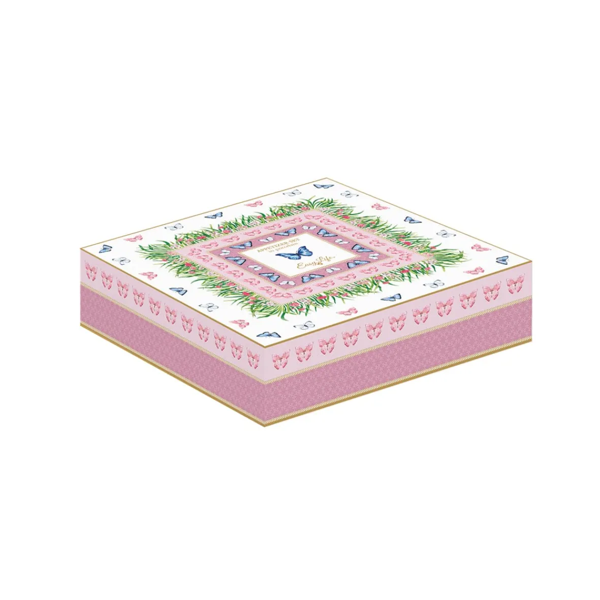Easy Life Ensemble apéritif avec 5 bols et un plateau SPRING PARADE> Romantique|Services De Table En Porcelaine