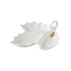 Easy Life Ensemble apéritif HOLLY & BERRIES WHITE> Noël|Services De Table En Porcelaine