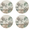 Easy Life Ensemble de 4 assiettes de 19 cm de diamètre en porcelaine dans une boîte cadeau NOSTALGIC HEAVEN> Nature|Services De Table En Porcelaine​