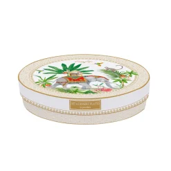 Easy Life Ensemble de 4 assiettes àdessert MARAJAH> Ethnique|Services De Table En Porcelaine​