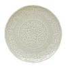 Easy Life Ensemble de 6 assiettes en porcelaine de Ø 26,5 cm LIGHT GREY> Moderne|Services De Table En Porcelaine​