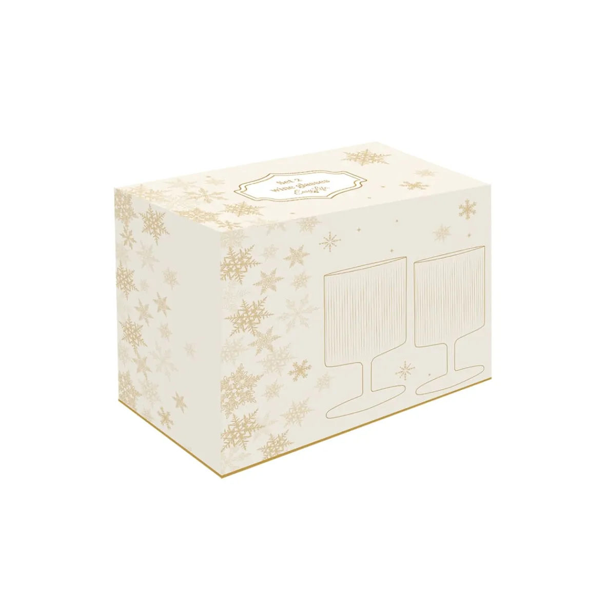 Easy Life Ensemble de 2 gobelets avec fil d’or FESTIVE> Services De Table En Porcelaine|Festive