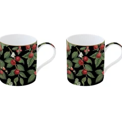 Easy Life Ensemble de 2 mugs ORCHARD> Nature|Petit Dejeuner