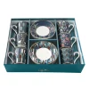 Easy Life Ensemble de 6 petites tasses à espresso de 100 ml avec soucoupes, dans une boîte cadeau MANDALAY> Coffret Cadeau|Petit Dejeuner