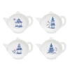 Easy Life Ensemble de 4 porte-sachets de thé PADOGA> Ethnique|Pagoda