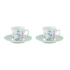 Easy Life Ensemble de 2 tasses à café FLORAISON> Romantique|Petit Dejeuner