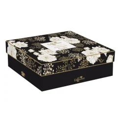 Easy Life Ensemble de 6 tasses à espresso avec soucoupes ART DECO & FLOWERS> Coffret Cadeau|Petit Dejeuner