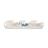 Easy Life Ensemble plateau 33,5×11 cm avec 3 bols Ø 10 cm en porcelaine ELEGANCE> Moderne|Services De Table En Porcelaine​