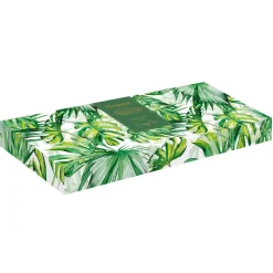 Easy Life Feuille en porcelaine 47×19 cm TROPICAL LEAVES GREEN> Moderne|Services De Table En Porcelaine​