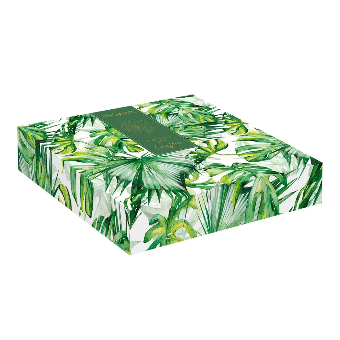 Easy Life Feuille en porcelaine en forme de ginko, 35×29 cm LEAVES LIGHT Gre> Moderne|Services De Table En Porcelaine