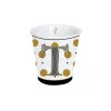 Easy Life Gobelet à café en porcelaine 100 ml dans une boîte A LETTER FOR YOU «T»> Tasse En Cadeau|Petit Dejeuner