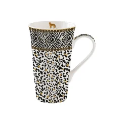 Easy Life Mug en porcelaine de 600 ml Atmosphere SAVANA> Coffret Cadeau|Petit Dejeuner