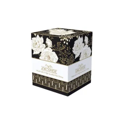 Easy Life Mug et sous-verre avec infuseur ART DECO & FLOWERS> Coffret Cadeau|Petit Dejeuner