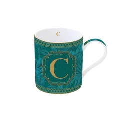 Easy Life Mug MONOGRAM C> Tasse En Cadeau|Petit Dejeuner
