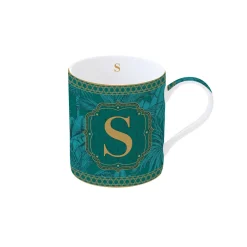 Easy Life Mug MONOGRAM S> Tasse En Cadeau|Petit Dejeuner