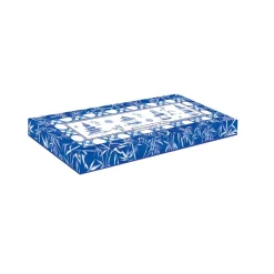 Easy Life Petit plateau rectangulaire PADOGA> Ethnique|Services De Table En Porcelaine​