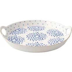 Easy Life Plateau rond en porcelaine de Ø 30 cm ELEGANCE> Moderne|Services De Table En Porcelaine