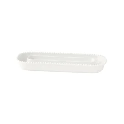 Easy Life Porte-oLIVEs apéritif 30,5×12 cm Tiffany WHITE> Moderne|Services De Table En Porcelaine​