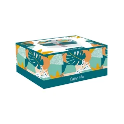 Easy Life Porte-repas avec 2 compartiment ABSTRACT2> Lunch Box