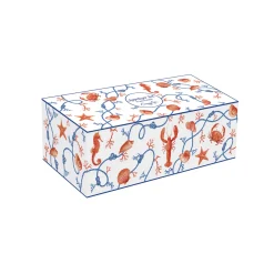 Easy Life Set apéritif avec 4 bols et plateau en acacia CÔTE DE MER> Services De Table En Porcelaine​|Côte De Mer