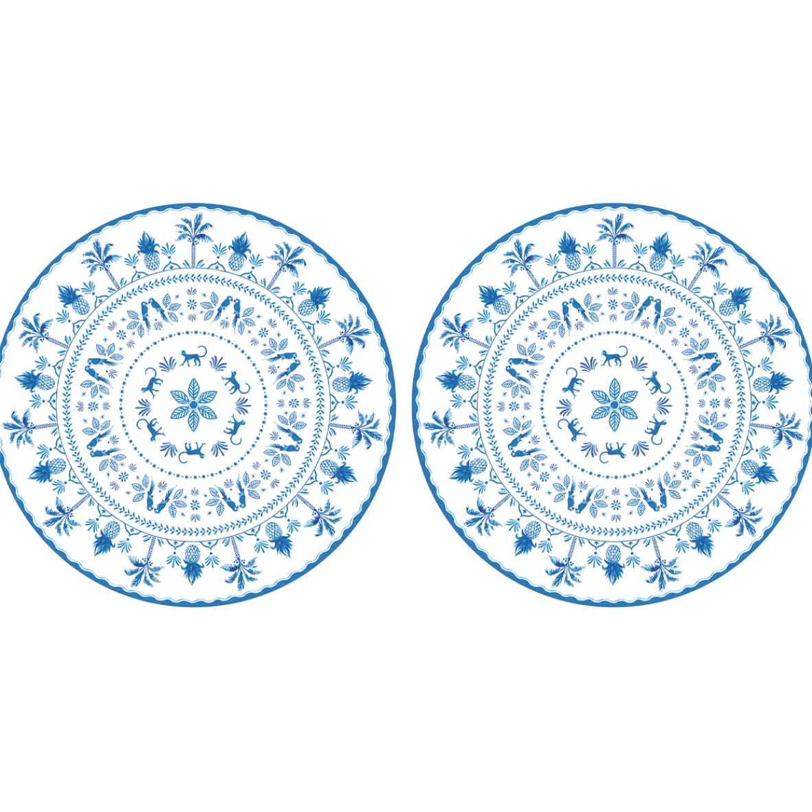 Easy Life Set de 2 sets de table bleus EXOTIC VIBES> Ethnique|Cuisine