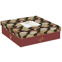 Easy Life Set de 6 tasses à café avec soucoupes KIMONO> Coffret Cadeau|Petit Dejeuner