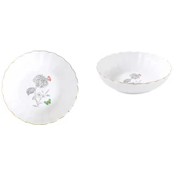 Easy Life Set de vaisselle 18 pcs FLEURS ET PAPILLONS> Nature|Services De Table En Porcelaine​