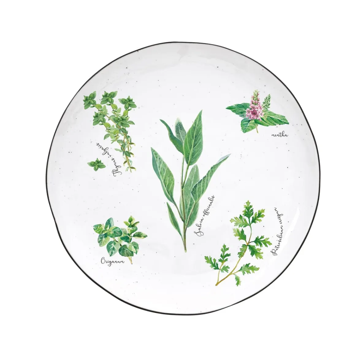 Easy Life Set de vaisselle 18 pcs HERBARIUM> Quotidienne|Services De Table En Porcelaine