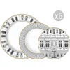 Easy Life Set de vaisselle 18 pièces PALAZZO> Ethnique|Services De Table En Porcelaine​