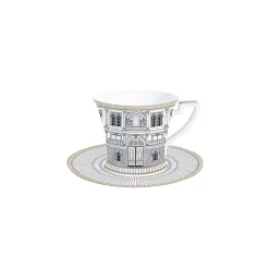 Easy Life Tasse avec soucoupe PALAZZO> Ethnique|Petit Dejeuner
