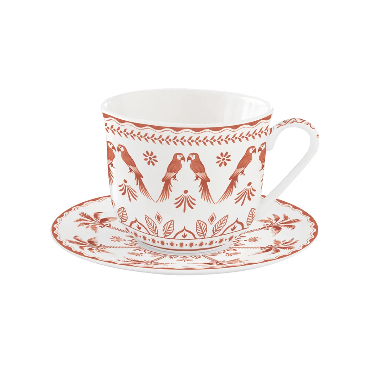 Easy Life Tasse de petit déjeuner avec assiette EXOTIC VIBES> Ethnique|Petit Dejeuner
