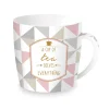 Easy Life Tasse en porcelaine dans une boîte en métal A CUP Of tea Solves Everything> Petit Dejeuner