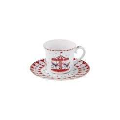 Easy Life Tasse à thé avec soucoupe CHRISTMAS WONDERLAND> Noël|Petit Dejeuner