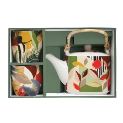 Easy Life Théière avec 2 tasses KILIMANJARO> Coffret Cadeau|Petit Dejeuner