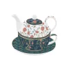 Easy Life Théière en porcelaine de 350 ml dans une boîte colorée MANDALAY> Coffret Cadeau|Petit Dejeuner